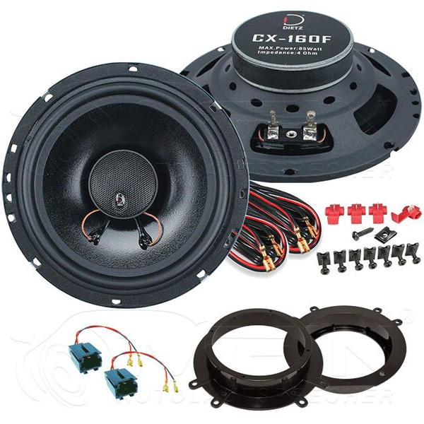 Dietz Auto Lautsprecher FüR Citroen Jumpy 2 2007-2016 Heck TüR 2-Wege 85W #Bxzt-image