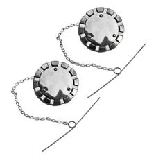 2x Truck Non-Locking Diesel Fuel Gas Cap Fit for Kenworth Peterbilt Freightliner