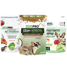 Glider Essential Deluxe Food Starter Package - Healthy Natural Sugar Glider Food