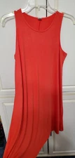 Old Navy Dress Sleeveless Swing Tank Coral Peach Orange Women's Small OO-26