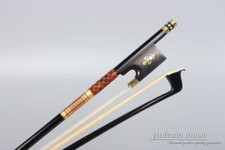 Advance Violin Bow 4/4 Black Carbon fiber Bow 4/4 Ebony Frog Balance Straight