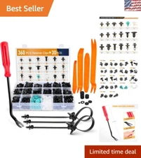 Versatile Push Clip Assortment - 360 Automotive Fasteners for Multiple Brands