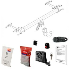 Witter Towbar for Volkswagen Passat Saloon / Sal B8 2015-2022 Detachable Tow Bar