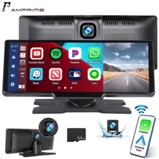 9.3" 2K Dash Cam Car Stereo Radio Wireless Apple Carplay & Android Auto + Camera