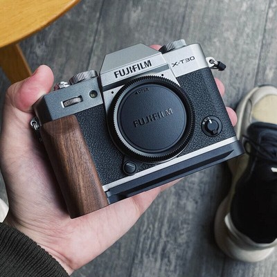 Camera Wood Hand Grip Handle Base Board For Fuji Fujifilm XT30 XT20 X-T30 X-T20