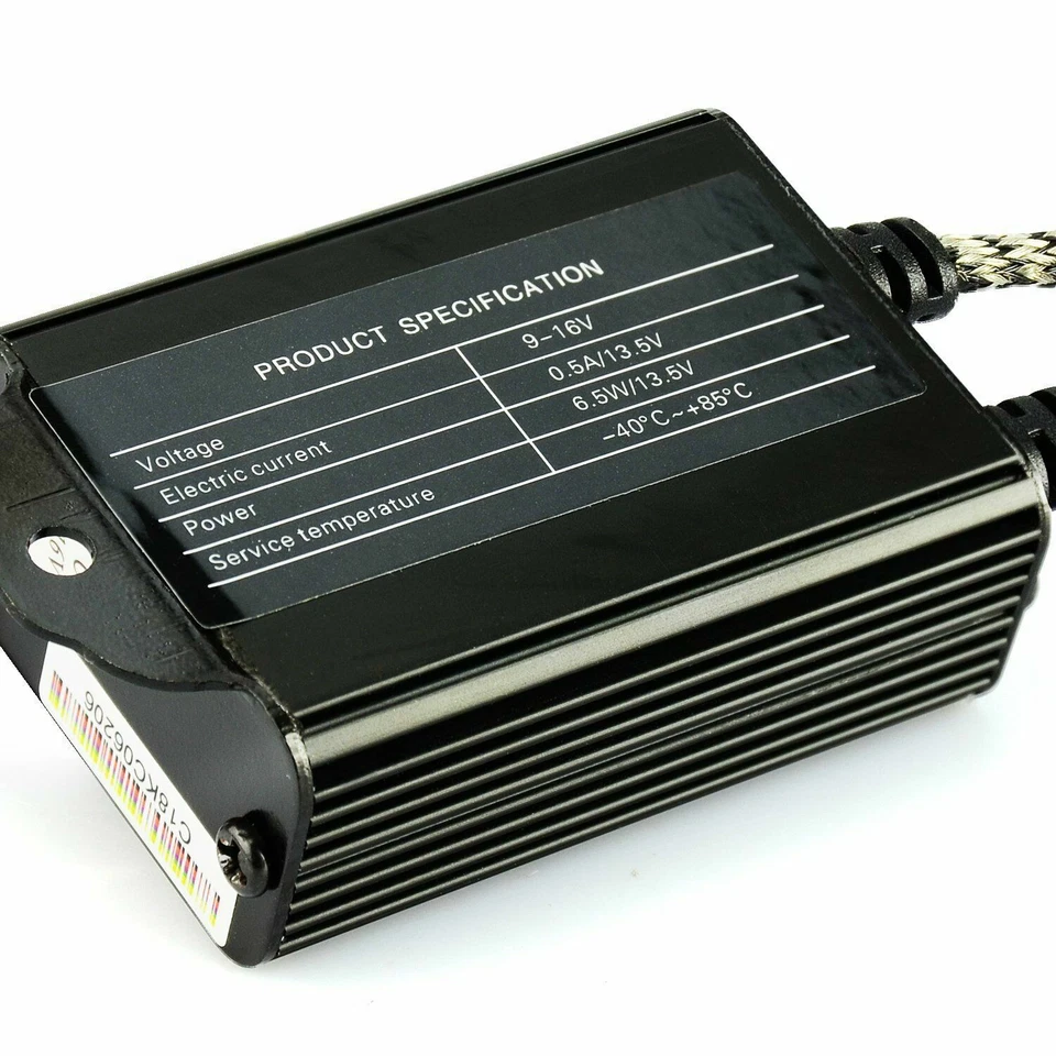 Светодиодные лампы для фар JDM ASTAR 9006 CanBus предупреждающий гаситель конденсатор декодер 2x - Изображение 4 из 4