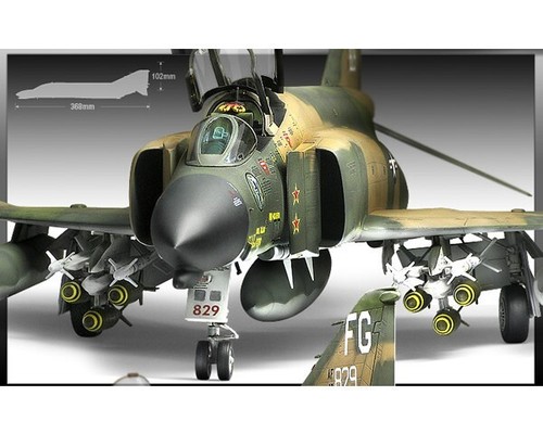 Academy USAF McDonnell Douglas F-4C Phantom "Vietnam War" 1:48 12294 modellismo - Foto 3 di 5