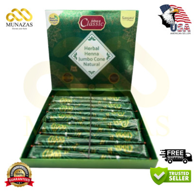 Pack- 12 MAROON Herbal Henna Cones Temporary Tattoo Body Art Mehandi ink