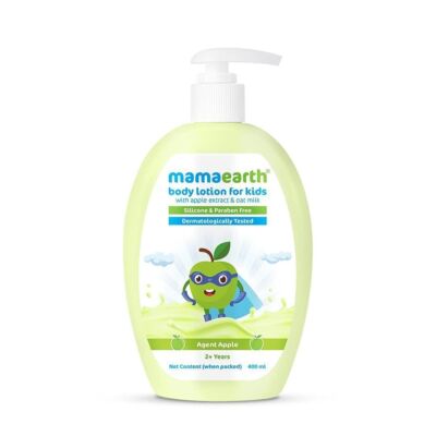 Mamaearth Agent Apple Body Lotion Cream for Kids with Apple & Oat Milk 400 ml
