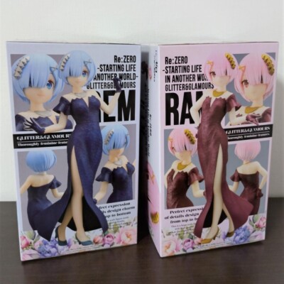 リゼロ GLITTER&GLAMOURS-EMILIA REM RAM3体セット Re:Zero - Ram