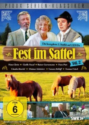 Fest im Sattel, Vol. 2 - Komplette 2. Staffel (Pidax) [2 DVDs]  NEU/OVP
