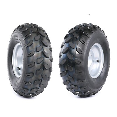 Mini Bike-king ノーパンクタイヤ Pair 19x7-8 19x7x8 inch Tire Rim Wheel For 125cc Mini Bike 4