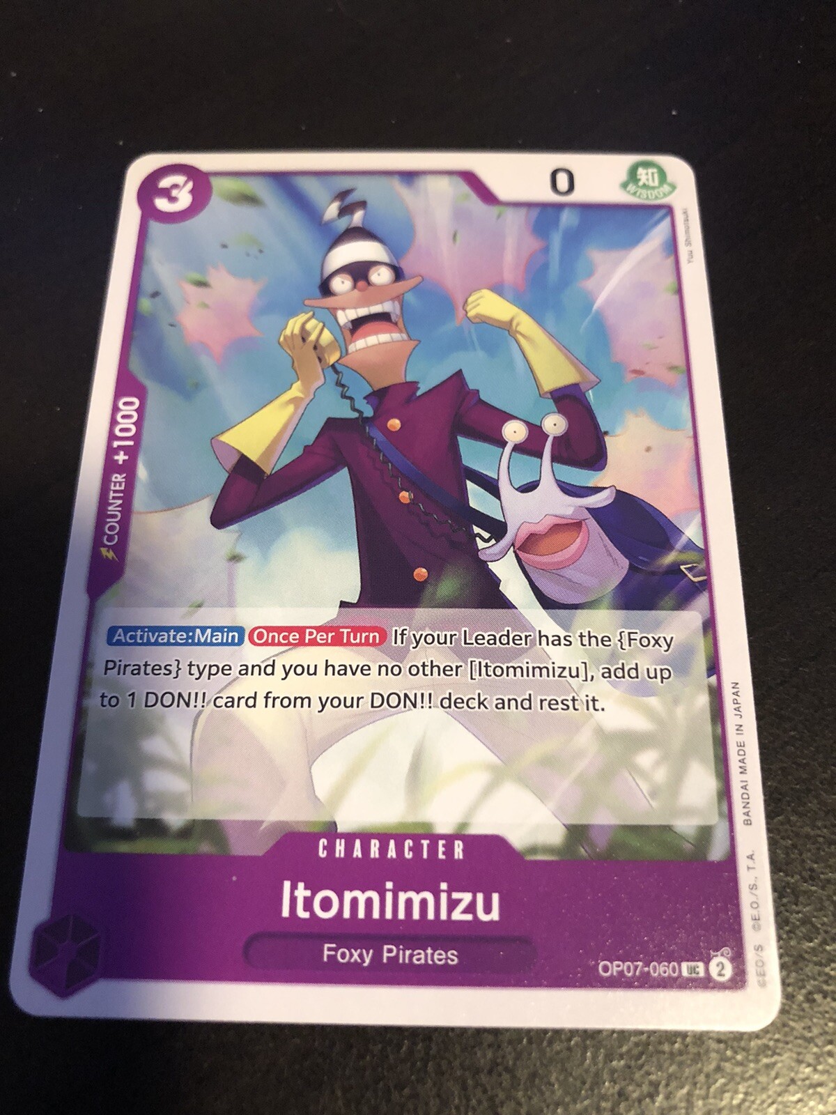 Itomimizu OP07-060 Uncommon 500 Years in the Future ONE PIECE Card English