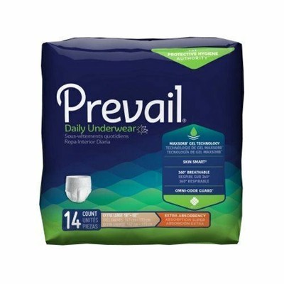 Female Adult Absorbent Underwear Prevail Daily Underwear Pull On with Tear Away