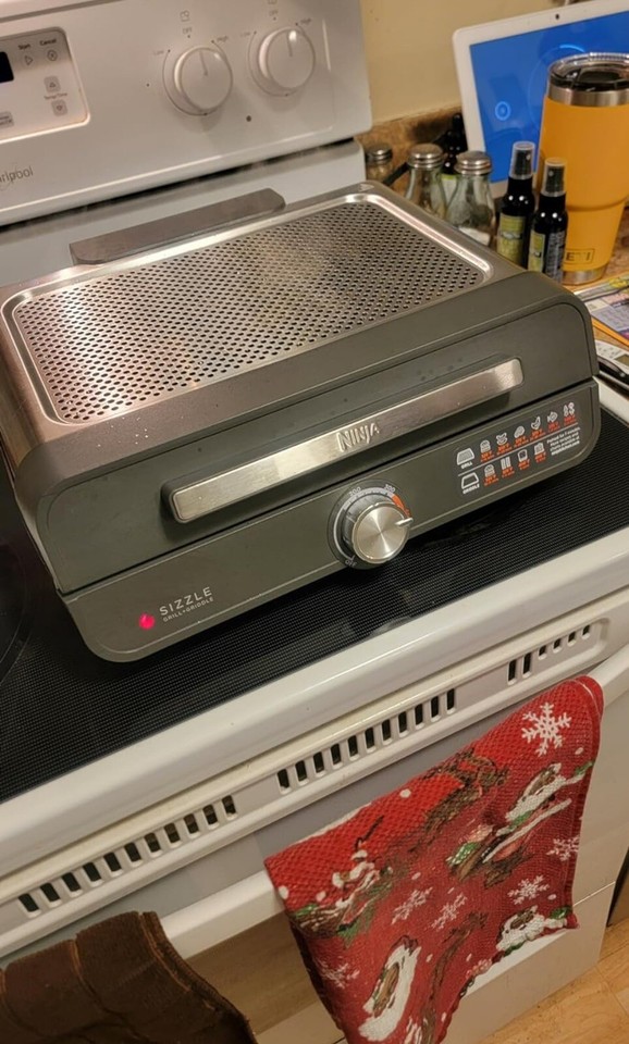 Ninja GR100 Sizzle Smokeless Indoor Grill eBay