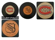 MONTREAL CANADIENS NHL APPROVED OFFICIAL GAME PUCK VICEROY MFG. VINTAGE 🇨🇦 