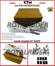 KTM "HAND GUARD KIT" (WHITE)   FOR ALL KTM MOTORCYCLES