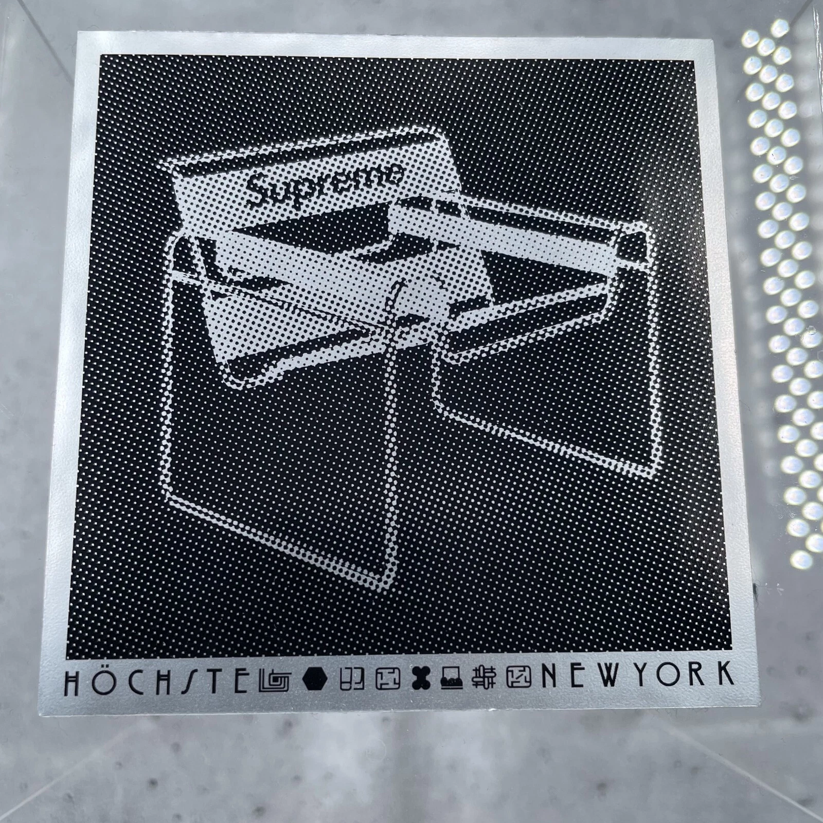 Autocollant autocollant chaise Supreme 100% accessoires authentiques