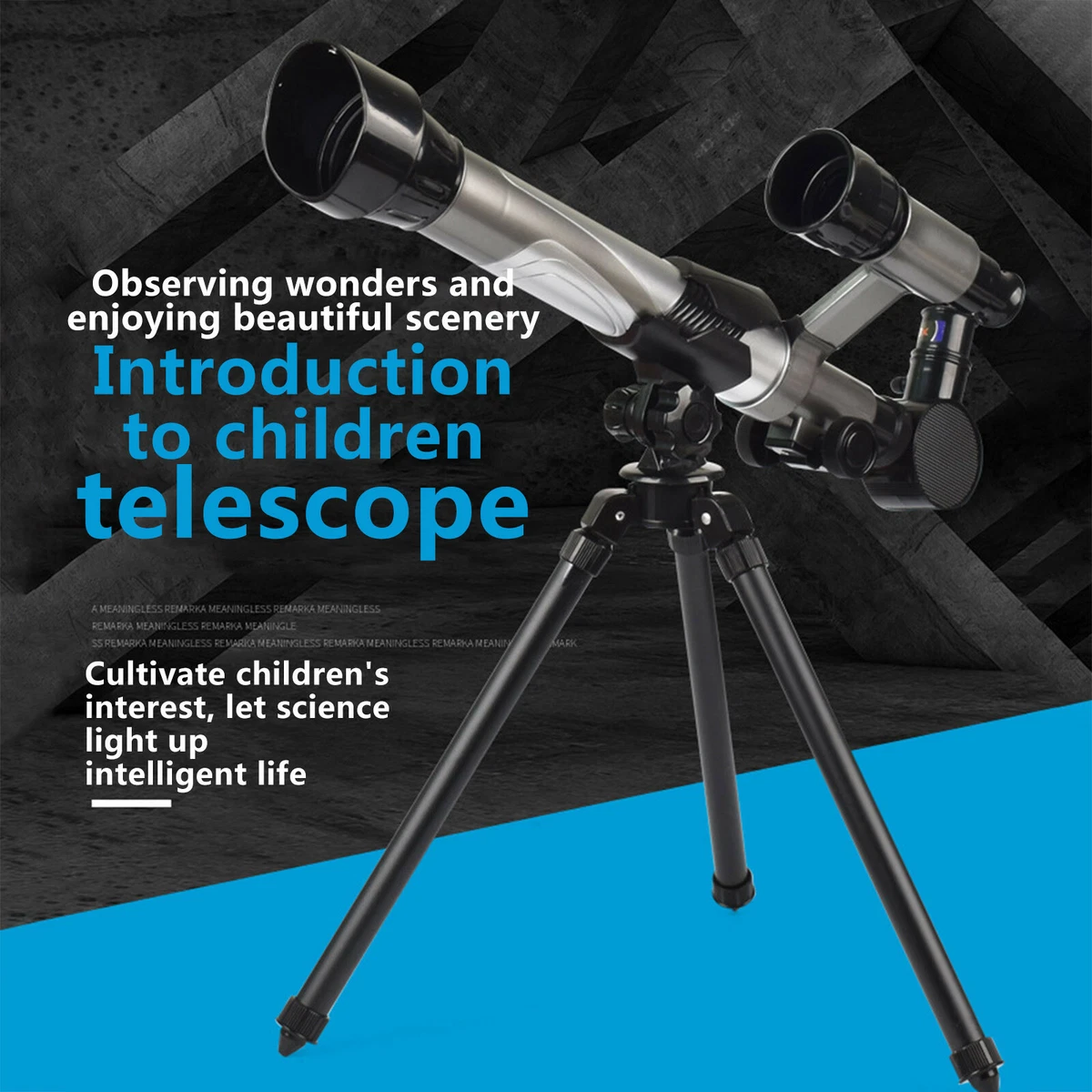 Kids Astronomical Science Telescope W Tripod Portable Educational