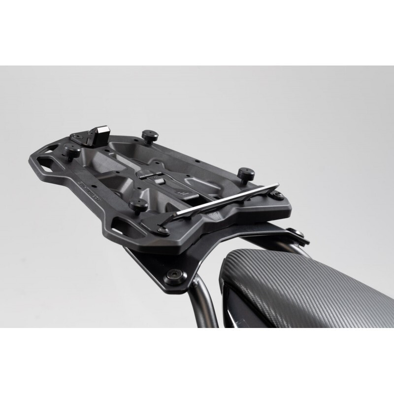 Support top-case SW-Motech CBF 600 pour fixer un Shad sans modifier la moto