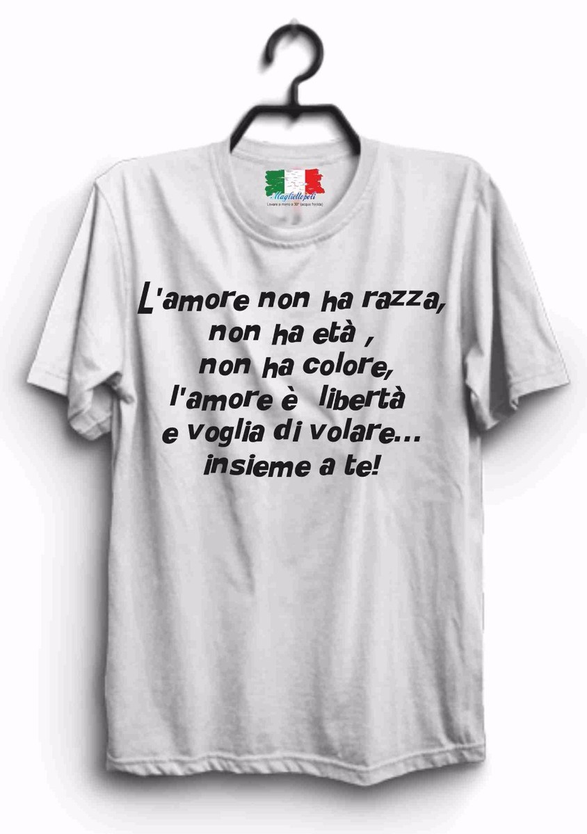 MAGLIETTA PER SAN VALENTINO UOMO/DONNA FRASE: AMORE E'