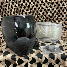 NEW Empire EVS Paintball Mask - Black/Black w/ Ninja & Clear Lenses(21675)