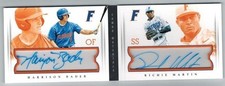 HARRISON BADER / MARTIN 2015 NATIONAL TREASURES MULTI DUAL AUTO BOOKLET 16/45 