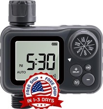 Temporizador de agua para manguera de jard n con retardo por lluvia manual NUEVO