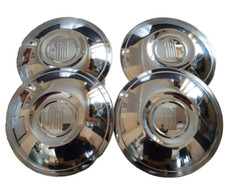 N 4 COPPE RUOTA FIAT 600 D  IN ACCIAIO 