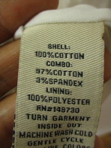 eci White cotton eyelet dress women's 8 - Picture 5 of 5