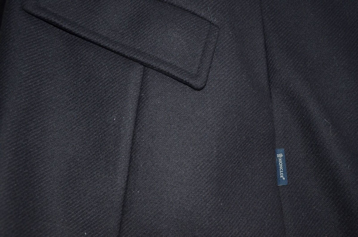 Moncler Goose Down & Feather Filled Virgin Wool Blend Pea Moncler Goose Down & Feather Filled Virgin Wool Blend Pea