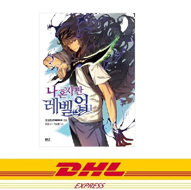 Solo Leveling Vol.1 web novel Webtoon Korean Comic Book Chu-Gong Action  Cartoon