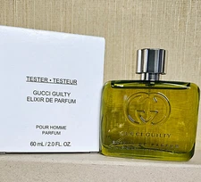 Gucci Guilty Elixir De Parfum For Men Tester 2.0 oz /60ml  Spray New In Tester