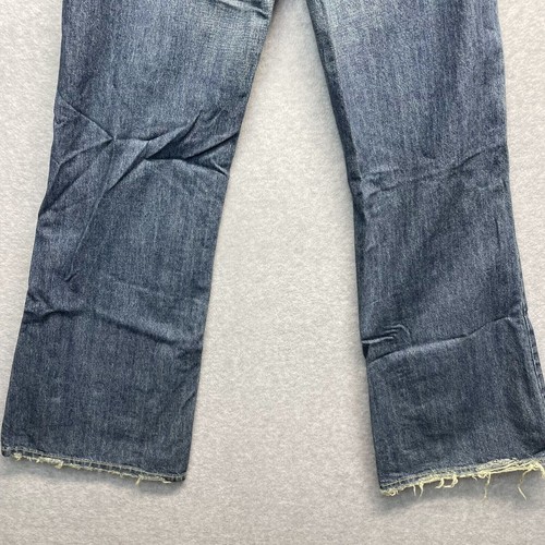 Pantalones de mezclilla acampanados Abercrombie & Fitch talla 2 algodón envejecido vintage holgados nuevos - Imagen 7 de 15
