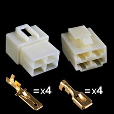 1 to 8 Way 6.3mm Pin Plug CONNECTOR Electrical Multi Terminal Block Wiring