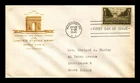 US COVER WORLD WAR II ARMY FDC SCOTT 934 HOUSE OF FARNAM CACHET