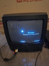Sylvania 13" SSC132 CRT TV Retro Gaming Television VCR NOT WORKING