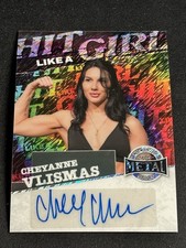 CHEYANNE VLISMAS 2025 LEAF METAL WOMEN OF SPORT PRIZM AUTO /3 HIT LIKE A GIRL 🔥