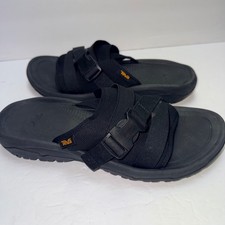 Teva Hurricane Verge Slide Mens Size 12 Black Buckle Strap Sandals 1136230