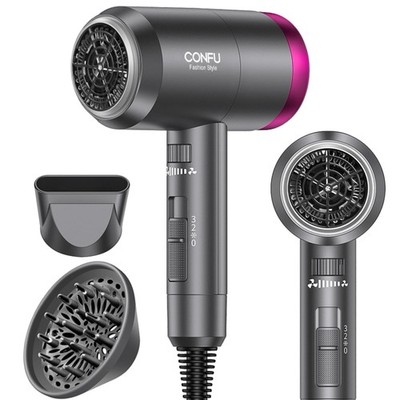 Ionic Blow Dryer 1600W, Portable Lightweight Fast Drying Negative Ion Hairdry...