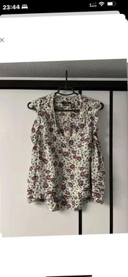 Isabel Marant - Silk top blouse - Crème - M - Photo 1/4