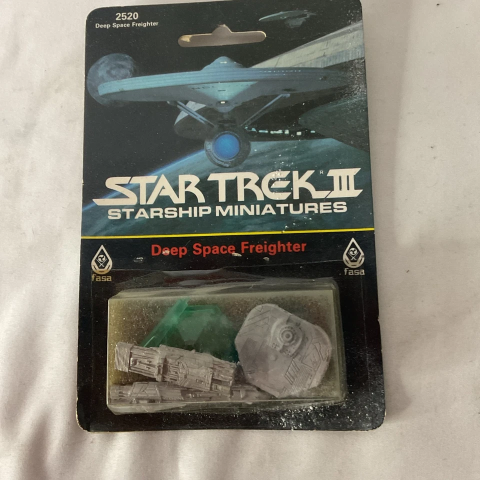 Star Trek III Deep Space Freighter 2520 Starship Miniatures 1984 FASA Foto 2 de 4