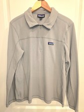 Patagonia Micro D 1/4 Zip Fleece Pullover - Women's Small - Forge Grey