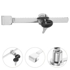 Serratura porta scorrevole in vetro con chiavi per vetrina e congelatore