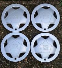 set of 4 genuine GM Vauxhall Astra Mk2 /Belmont 13" Wheel Trims Hubcaps