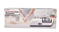 Electric Knife Sharpener, 5W, White 