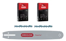 16" Bar & 2x Full Chisel Chains For Efco 181, MT 6500 160RNDD009 / 72EXL060G(2)