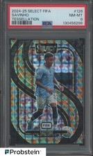 2024-25 Panini Select Fifa Soccer Tessellation #126 Savinho 5/15 PSA 8 NM-MT