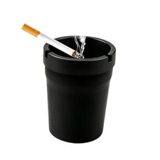 Smokeless Car Ashtray with Lid Smell Proof,Car Ashtrays for Cup Holder Smell