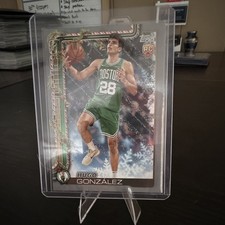 Topps Holiday Hugo Gonzalez Boston Celtics H188 RC Rookie Basketball Card. rookie card picture